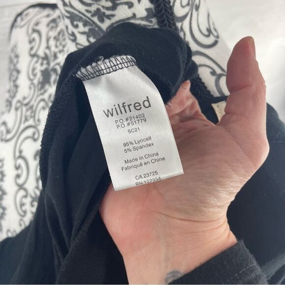 Wilfred Aritzia Scoop Neck Bubble Hem Long Sleeve Tunic - Picture 7 of 7